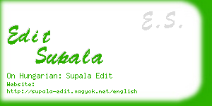 edit supala business card